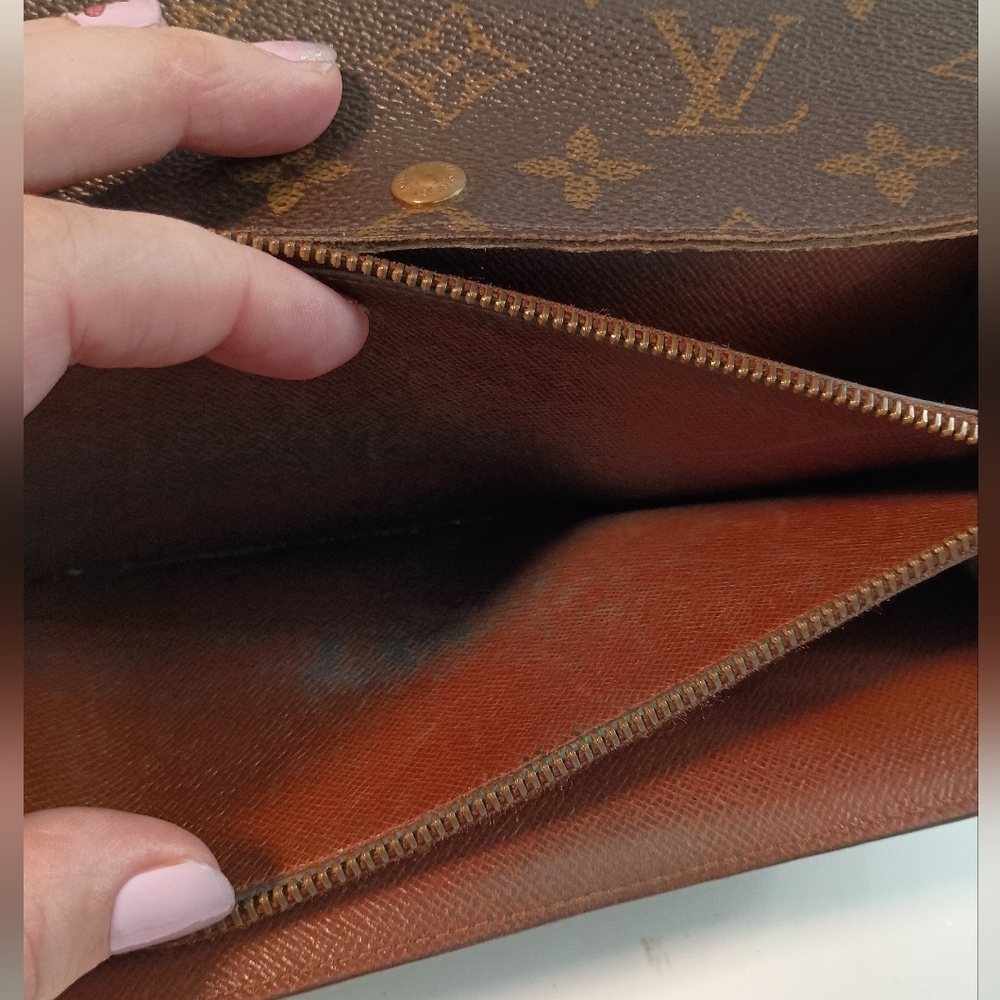 Auth Louis Vuitton Monogram Pochette Porte Monnaie Credit Wallet - Picture 12 of 14